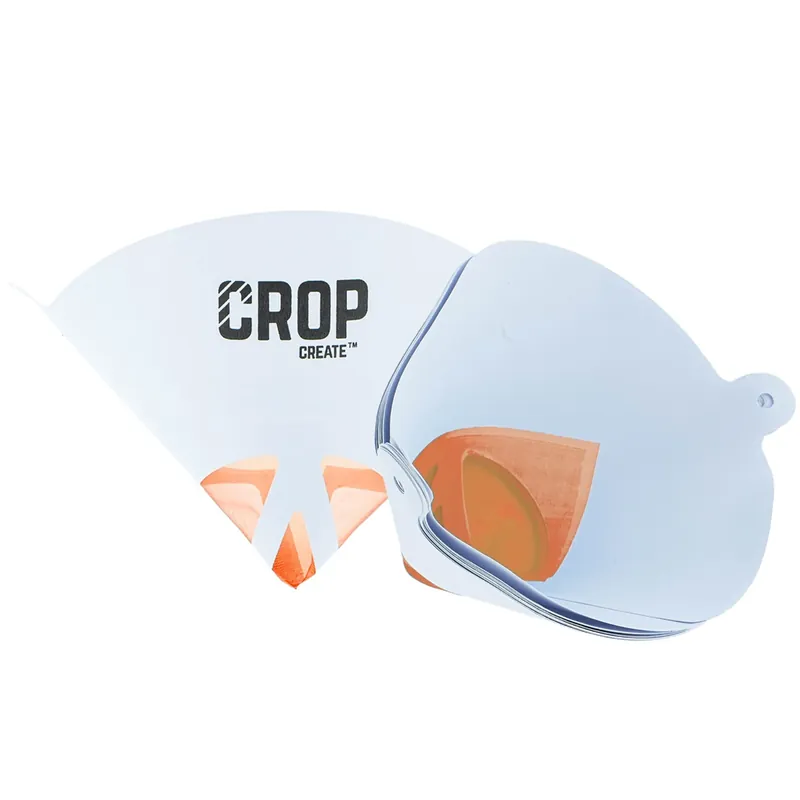 Nieuw CROP Verfzeef 190 micron ROOD - 10 stuks