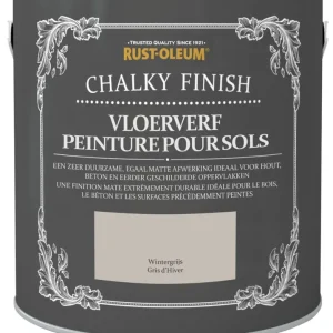 Rust-Oleum Chalky Finish Vloerverf Wintergrijs 2,5 liter Superprijs