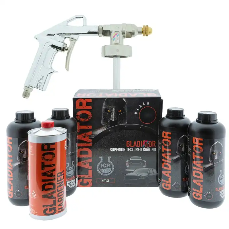 Merkproduct SEM Gladiator XC Bedliner Zwart 2K Coating - 4 liter