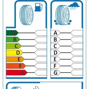 Bandenetikettering stickers EU - 100 stuks in dispenserbox Koopje