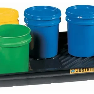 Rechtstreeks Van De Fabrikant JUSTRITE EcoPolyBlend Spill Tray PVC Opvangbak - laag model