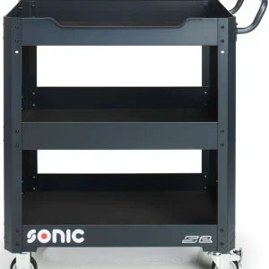 SONIC Werkplaatswagen Verrijdbaar - Gepoedercoat Zwart Veilige Betaling