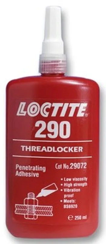 LOCTITE 290 Schroefdraadborgmiddel Groen 250ml - met indringing Korting