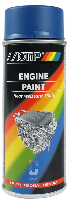 MoTip Engine Paint BLAUW spuitbus 400ml Uitverkoop