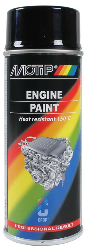Korting MoTip Engine Paint ZWART spuitbus 400ml
