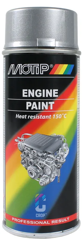 Direct Beschikbaar MoTip Engine Paint ALUMINIUM spuitbus 400ml