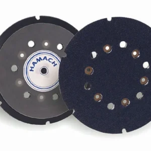 HAMACH Velcro Steunpad 150mm HARD met 6 gaten voor schuurmachine zonder as Gereduceerde Prijs