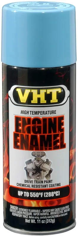 VHT Engine Enamel spuitbus - Motorblok Verf Pontiac blauw - 400ml Actieprijs
