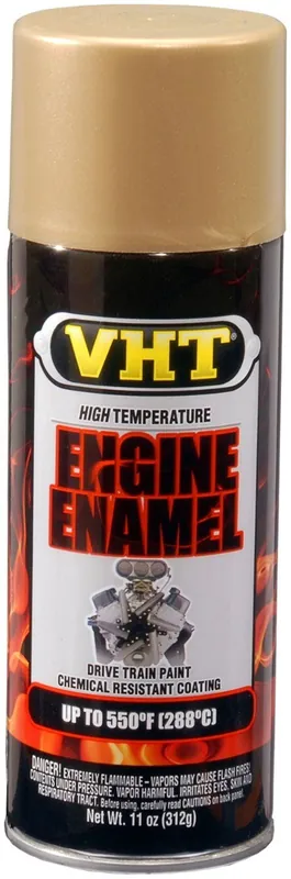 Beperkte Voorraad VHT Engine Enamel spuitbus - Motorblok Verf Goud - 400ml