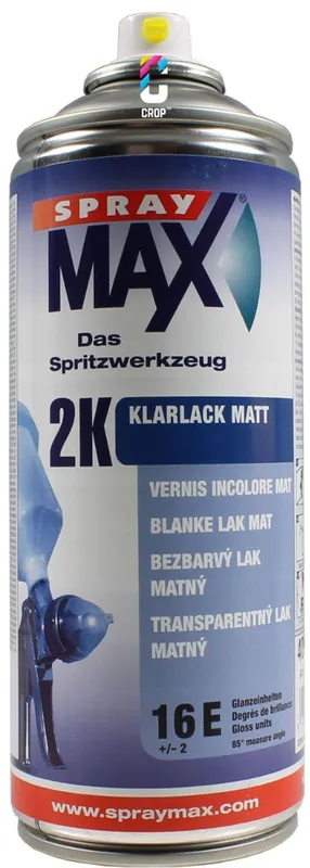 2K Blanke Lak Mat in Spuitbus SprayMax Op = Op