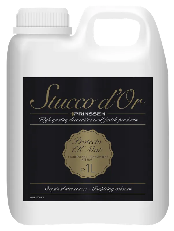 Stucco d'Or Protecto 1K Mat Betonlookverf Coating - 1 liter Gecertificeerd