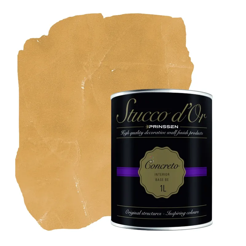 Stucco d'Or Concreto Luxury Gold Betonlookverf - 1 liter Superprijs
