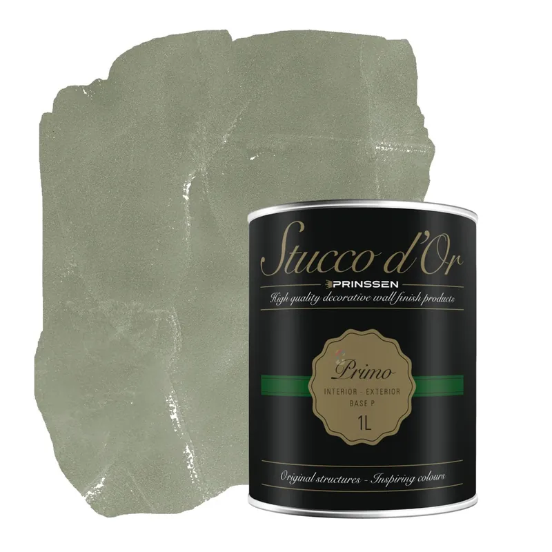 Direct Beschikbaar Stucco d'Or Primo Urban Sea Green Betonlookverf Primer - 1 liter