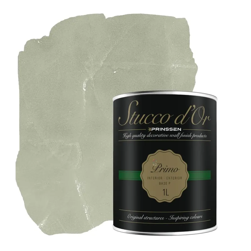Stucco d'Or Primo Urban Light Green Betonlookverf Primer - 1 liter Op = Op