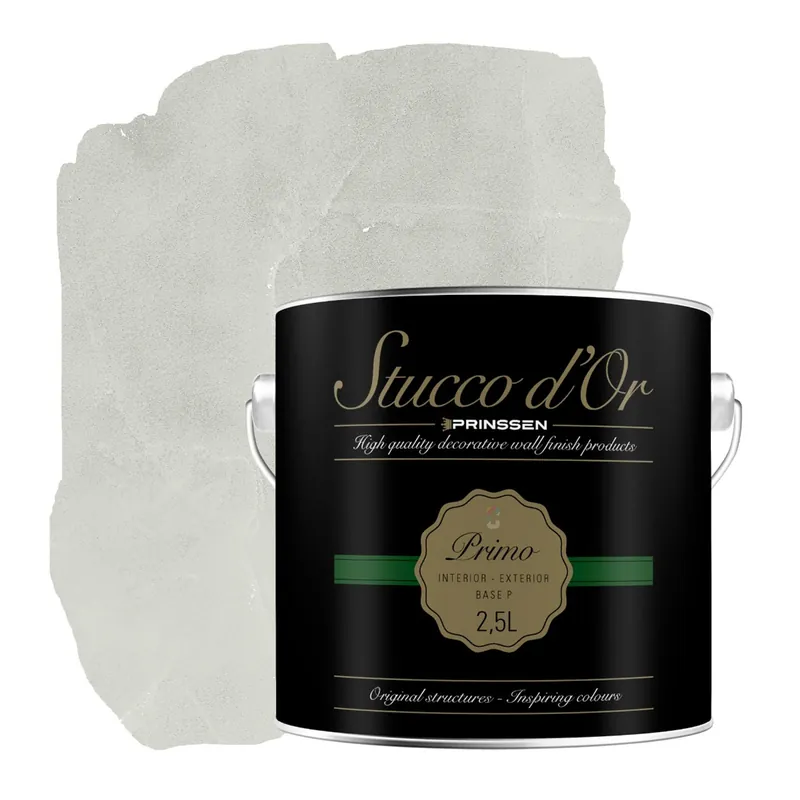 Hoge Kwaliteit Stucco d'Or Primo Silk Grey Betonlookverf - 2,5 liter