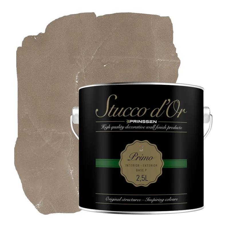 Stucco d'Or Primo Natural Mocca Brown Betonlookverf - 2,5 liter Veilige Betaling