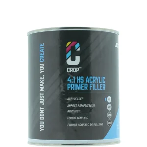 CROP 2K HS Acryl Primer Filler WIT VS1 - Blik 1 liter Voordeelprijs