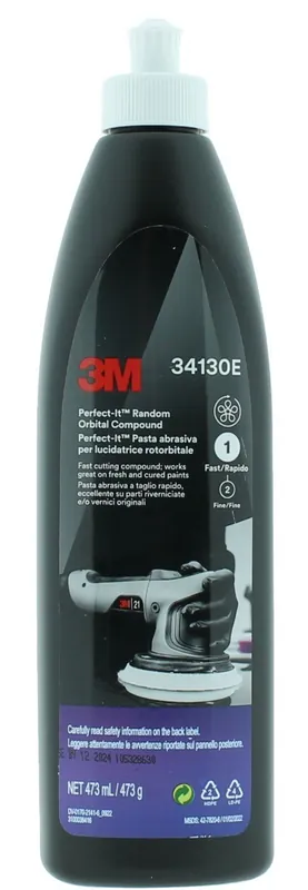 3M 34130E Excentrisch Polijstmiddel 473ml - Stap 1 Grof - Witte dop Beste Prijs