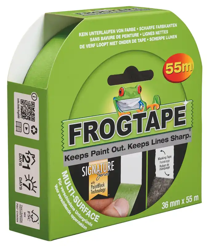 FrogTape Multi Surface 36mm - per rol Dagaanbieding