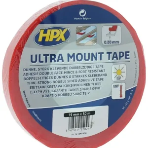 Flitsaanbieding HPX Ultra Dun Dubbelzijdig Tape TRANSPARANT 19mm - 50 meter