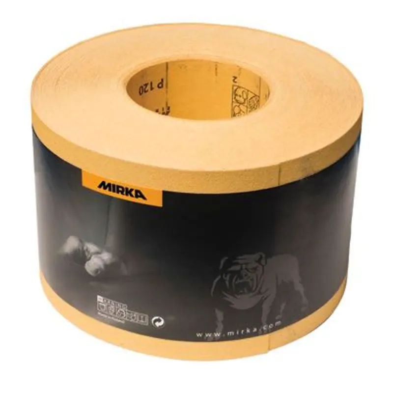 Beperkt Aanbod MIRKA Gold Schuurpapier op Rol 115mm x 50 meter