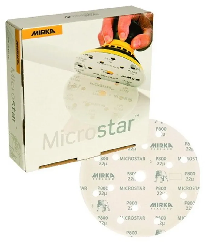 Gratis Retour MIRKA Microstar Schuurfilm 150mm - 15 gaten