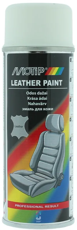 Koop Vandaag MoTip Leerverf RAL9016 spuitbus 200ml