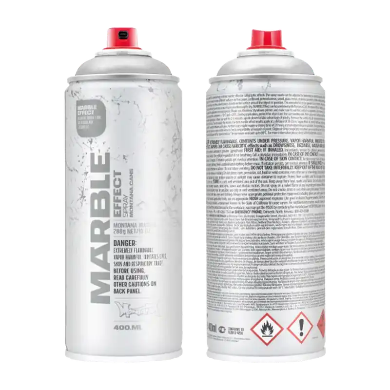 Montana Marmer Verf ZILVER spuitbus 400ml Hete Deal