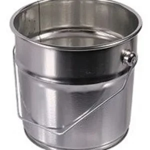 Snelle Levering Strijkvaatje blank metaal 2500ml