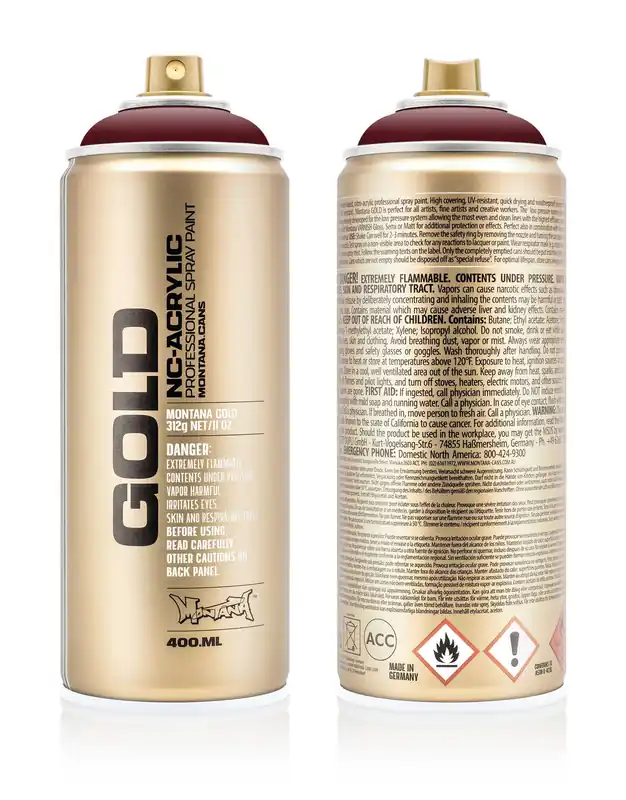 Montana GOLD G3070 Purple Red spuitbus 400ml Lage Kosten