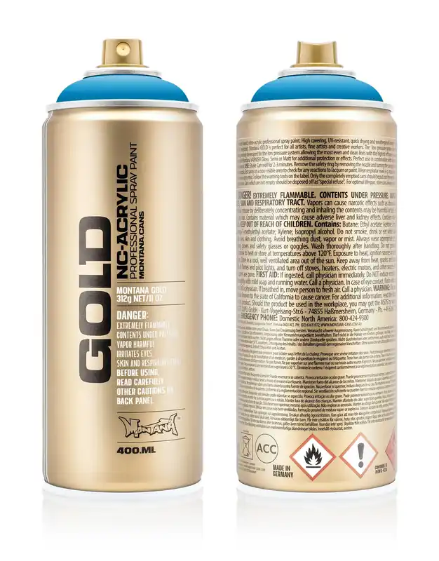 Beste Prijs Montana GOLD G5050 Sky Blue spuitbus 400ml