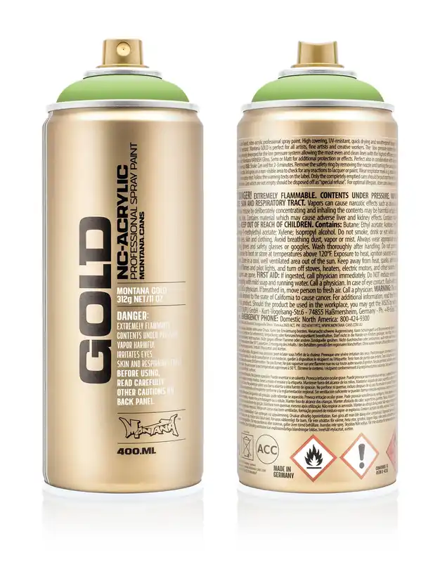 Montana GOLD G6020 Green Apple spuitbus 400ml Hoge Kwaliteit