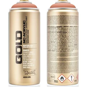 Montana GOLD G8080 Dirty Apricot spuitbus 400ml Exclusieve Aanbieding