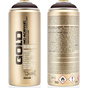 Montana GOLD G8085 Aubergine spuitbus 400ml Finale Uitverkoop