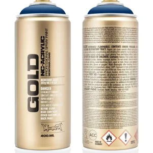 Montana GOLD S5020 Shock Blue Dark spuitbus 400ml Korting