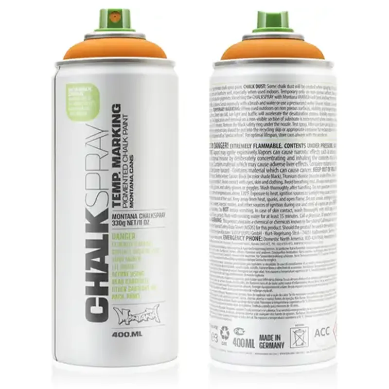 Shop Nu Montana CHALK - Krijtverf ORANJE spuitbus 400ml