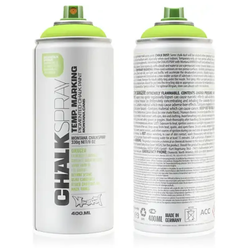 Montana CHALK - Krijtverf GROEN spuitbus 400ml Beste Prijs