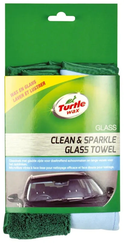 Korting Turtle Wax Dual Action Glasdoek