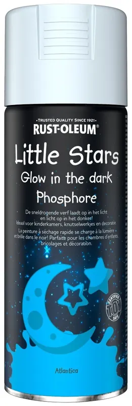 Rust-Oleum Little Stars Glow In The Dark Spuitbus 400ml - Atlantica Fabrieksprijs
