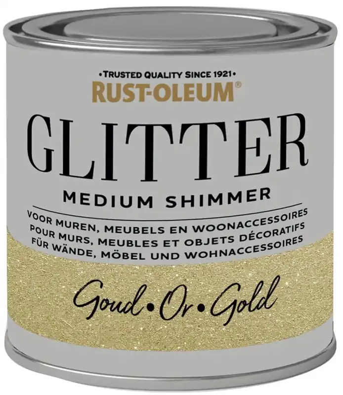 Nieuw Rust-Oleum Glitterverf Medium Shimmer Goud 250ml