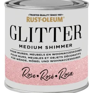 Rust-Oleum Glitterverf Medium Shimmer Roze 250ml Betaalbaar