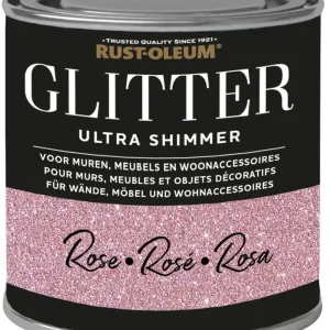 Rust-Oleum Glitterverf Ultra Shimmer Roze 250ml Koopje