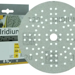 MIRKA Iridium Schuurschijven 125mm - 10 stuks Weekendaanbieding