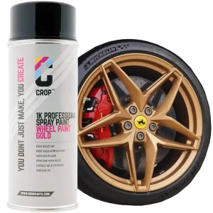 Rechtstreeks Van De Fabrikant CROP Velgen Lak Goud spuitbus 400ml