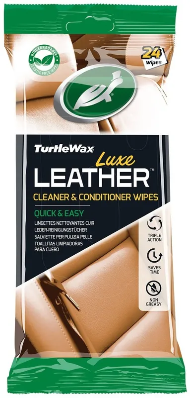 Bestseller Turtle Wax Luxe Leather Wipes - 24 stuks
