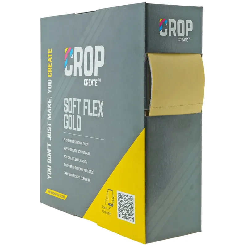 Populair CROP SoftFlex Gold Schuurpads op Rol 115mm korrel 180