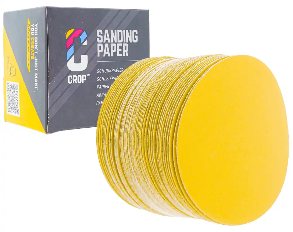 Betrouwbaar CROP Gold Schuurschijf 75mm korrel 180 - 50 stuks