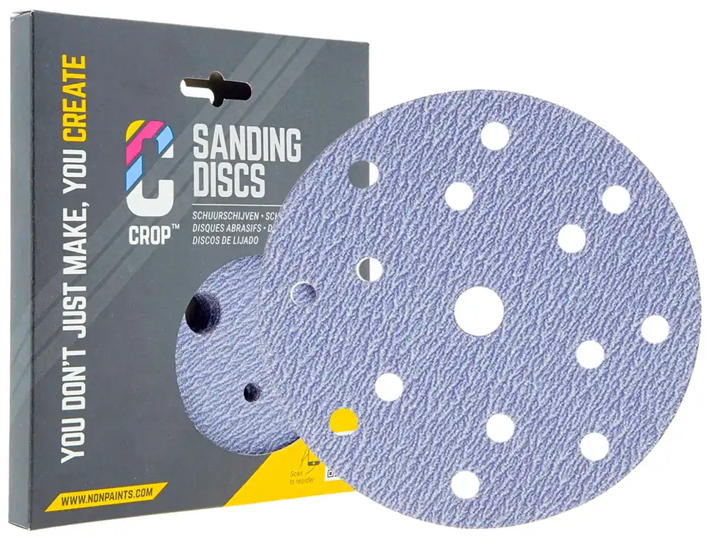 CROP Purple Ceramic Schuurschijf 150mm korrel 180 - 10 stuks Premium
