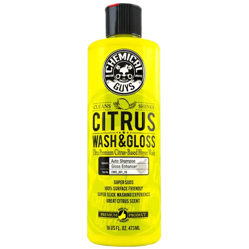 Chemical Guys Citrus Wash & Gloss Concentrated Car Wash 473ml Laatste Versie