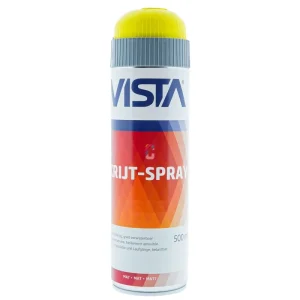 Betrouwbaar Vista Krijtverf FLUOR GEEL spuitbus 500ml